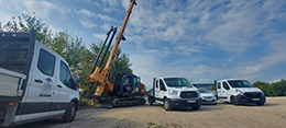 Sycons Kft.-TesCar CF6 cölöpfúró Sycons Kft.-TesCar CF6 cölöpfúró